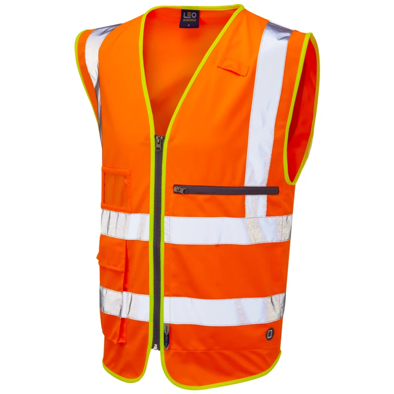 Coloured Vest with Tablet Pocket Leo